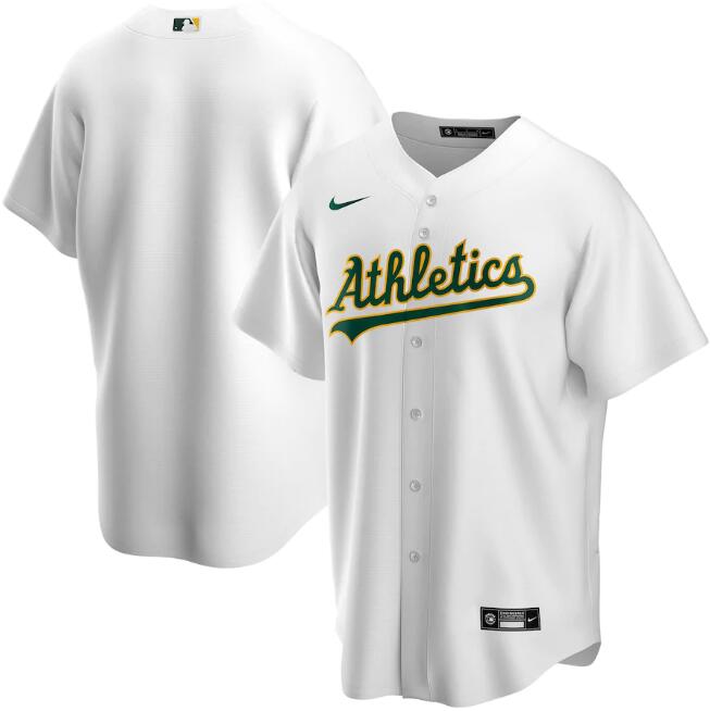Oakland Athletics White Cool Base Stitched Jersey