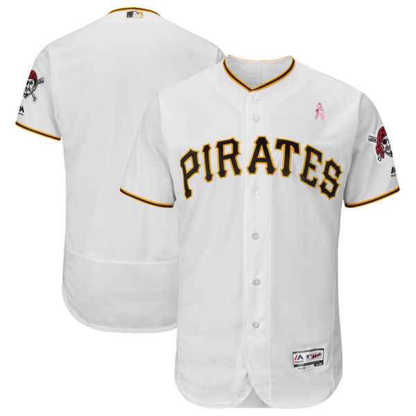 Pittsburgh Pirates White 2018 Mother's Day Flexbase Stitched Jersey