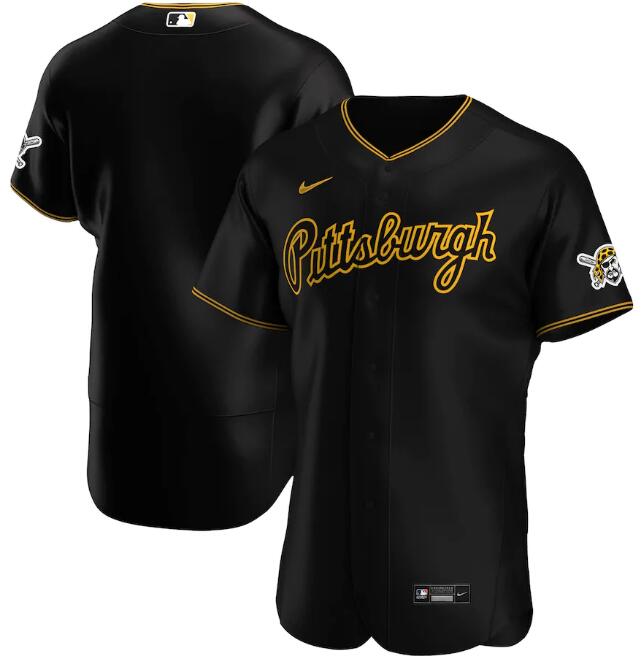 Pittsburgh Pirates Black Cool Base Stitched Jersey