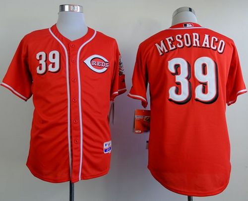 Reds #39 Devin Mesoraco Red Cool Base Stitched Jersey