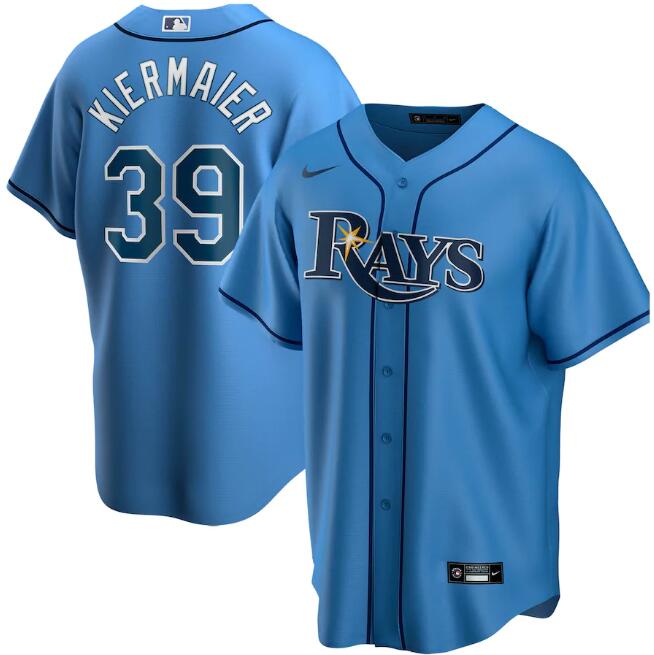 Tampa Bay Rays Blue #39 Kevin Kiermaier Cool Base Stitched Jersey