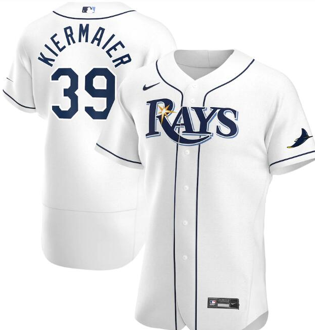 Tampa Bay Rays White #39 Kevin Kiermaier Flex Base Stitched Jersey