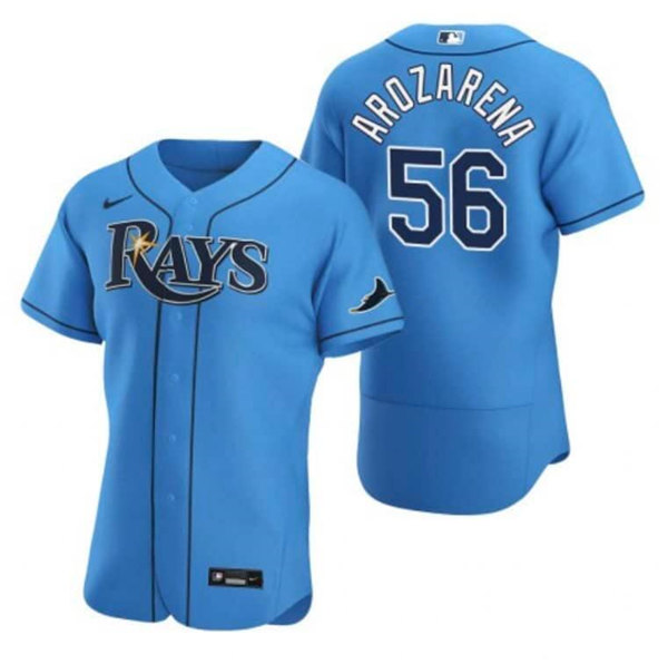 Tampa Bay Rays #56 Randy Arozarena Blue Flex Base Stitched Jersey
