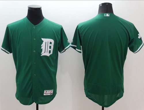 Tigers Blank Green Celtic Flexbase Authentic Collection Stitched Jersey