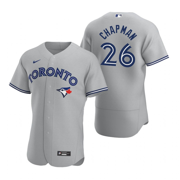 Toronto Blue Jays #26 Matt Chapman Grey Flex Base Stitched Baseball Jersey