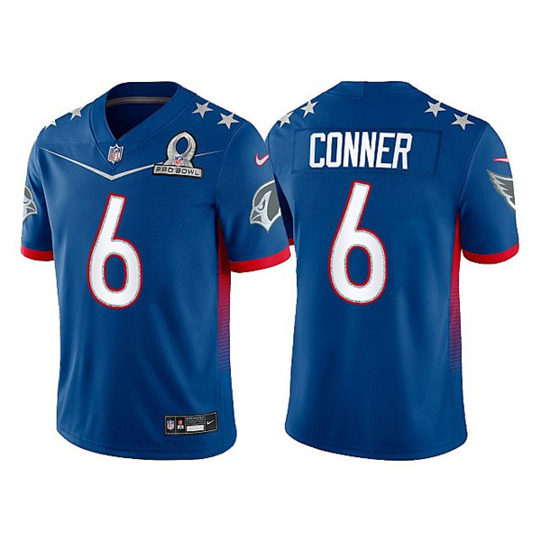 Arizona Cardinals #6 James Conner 2022 Royal Pro Bowl Stitched Jersey