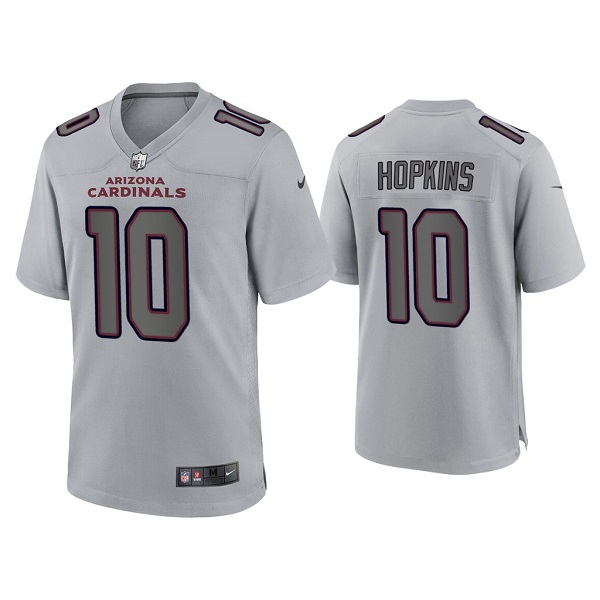 Arizona Cardinals #10 DeAndre Hopkins Gray Atmosphere Fashion Stitched Game Jersey
