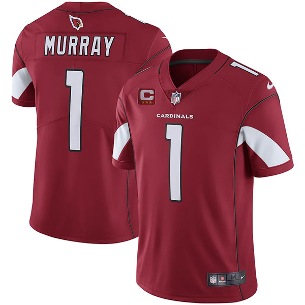 Arizona Cardinals 2022 #1 Kyler Murray Red With 3-Star C Patch Vapor Untouchable Limited Stitched Jersey