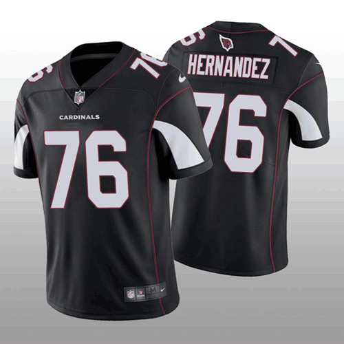 Arizona Cardinals #76 Will Hernandez Black Vapor Untouchable Stitched Football Jersey