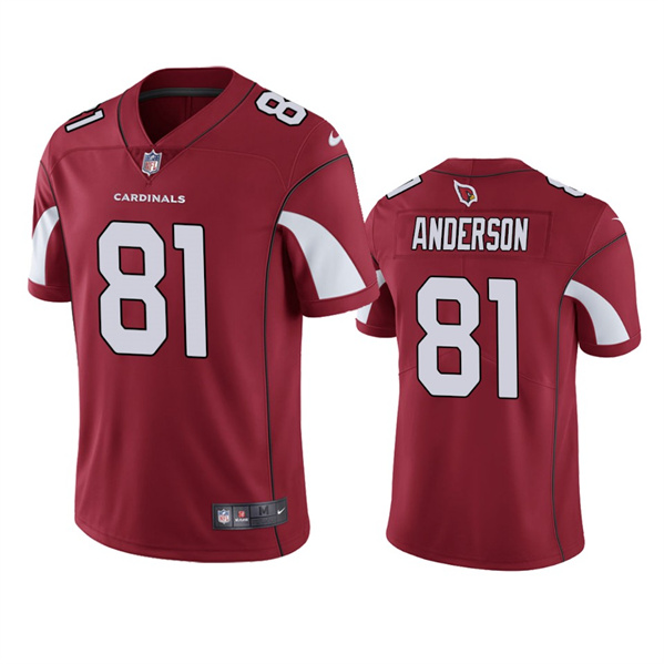 Arizona Cardinals #81 Robbie Anderson Red Vapor Untouchable Stitched Football Jersey