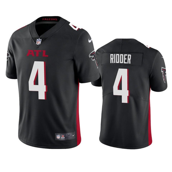 Atlanta Falcons #4 Desmond Ridder Black Vapor Untouchable Limited Stitched Jersey