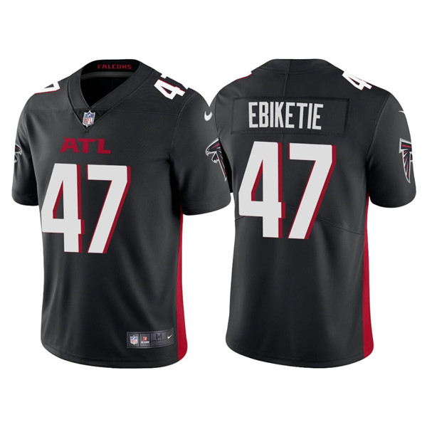 Atlanta Falcons #47 Arnold Ebiketie Black Vapor Untouchable Limited Stitched Jersey