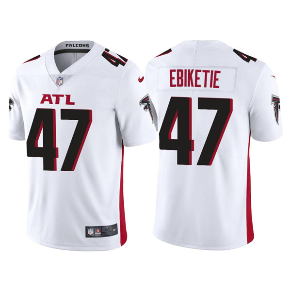 Atlanta Falcons #47 Arnold Ebiketie White Vapor Untouchable Limited Stitched Jersey