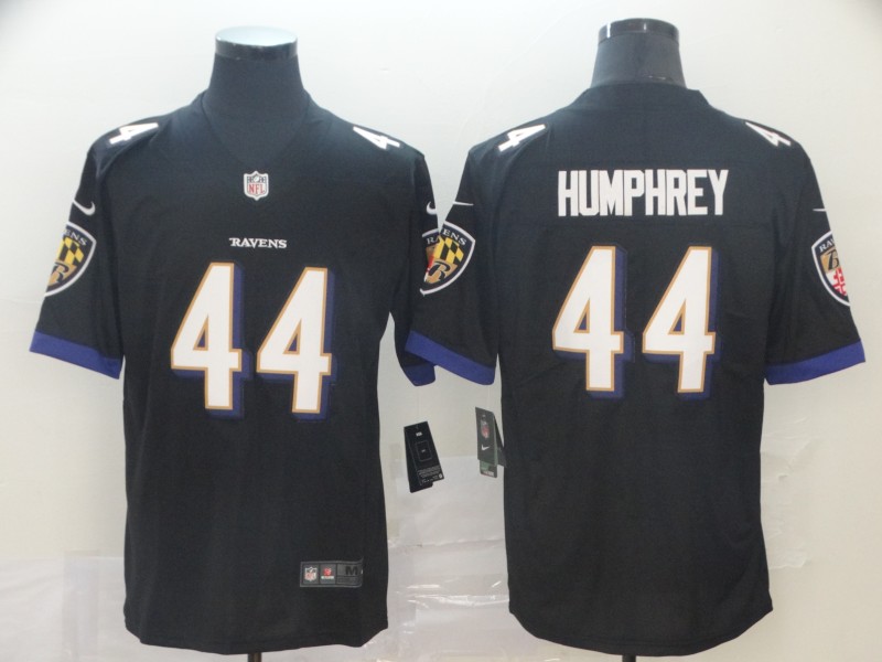 Baltimore Ravens #44 Marlon Humphrey Black Vapor Untouchable Limited Jersey