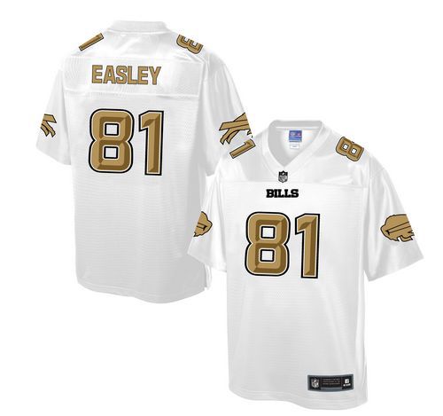 Bills #81 Marcus Easley White Pro Line Fashion Game Nike Jersey