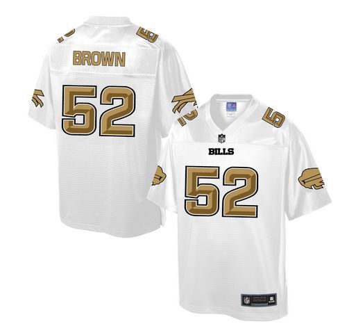 Bills #52 Preston Brown White Pro Line Fashion Game Nike Jersey