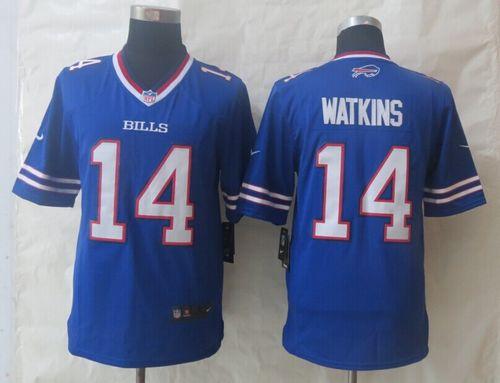 Bills #14 Sammy Watkins Royal Blue Team Color Stitched New Limited Nike Jersey