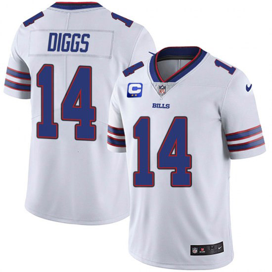 Buffalo Bills 2022 #14 Stefon Diggs White With 2-Star C Patch Vapor Untouchable Limited Stitched Jersey