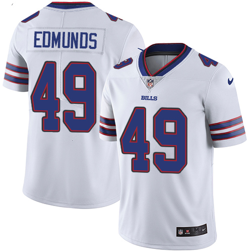 Buffalo Bills #49 Tremaine Edmunds White Vapor Untouchable Limited Stitched Jersey