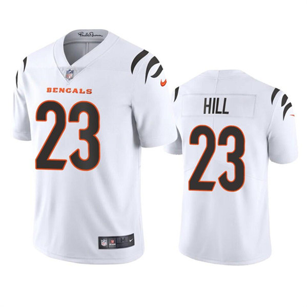 Cincinnati Bengals #23 Daxton Hill White Vapor Untouchable Limited Stitched Jersey