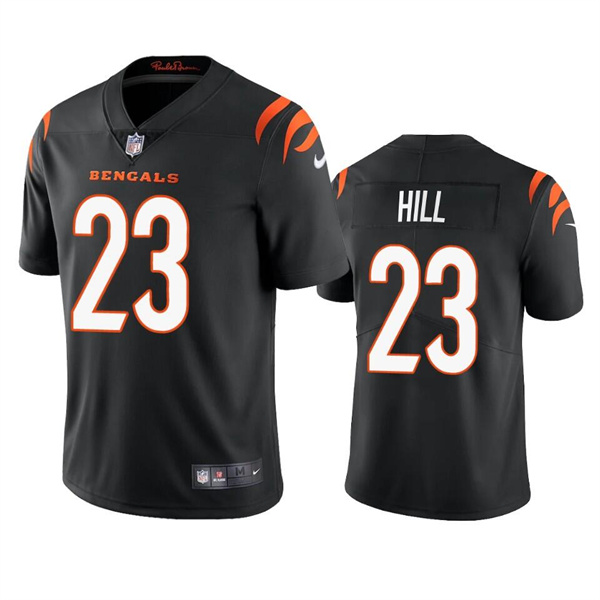 Cincinnati Bengals #23 Daxton Hill Black Vapor Untouchable Limited Stitched Jersey