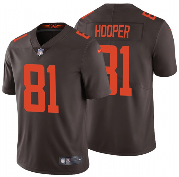 Cleveland Browns #81 Austin Hooper New Brown Vapor Untouchable Limited Stitched Jersey