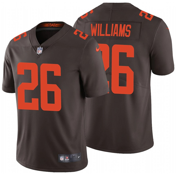 Cleveland Browns #26 Greedy Williams 2020 New Brown Vapor Untouchable Limited Stitched Jersey