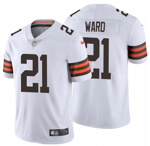Cleveland Browns #21 Denzel Ward 2020 New White Vapor Untouchable Limited Stitched Jersey
