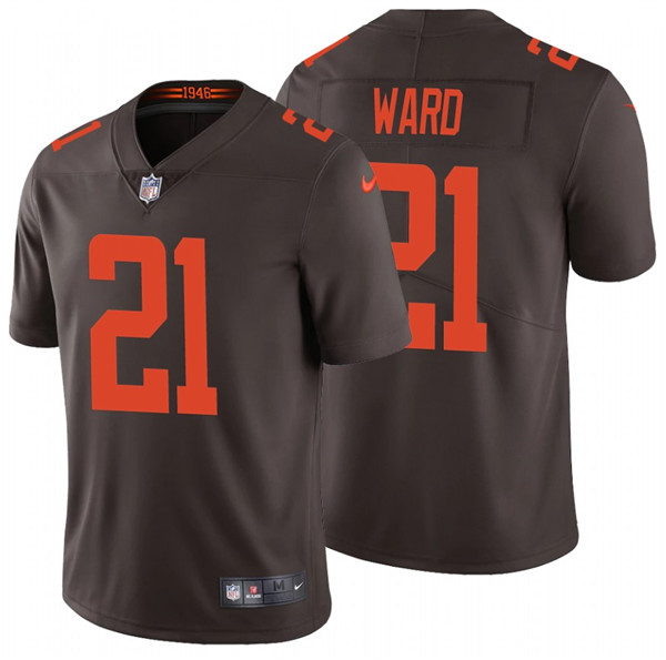 Cleveland Browns #21 Denzel Ward 2020 New Brown Vapor Untouchable Limited Stitched Jersey