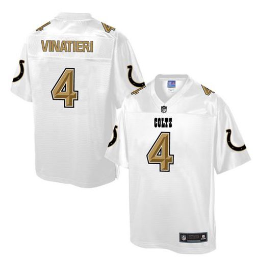 Colts #4 Adam Vinatieri White Pro Line Fashion Game Nike Jersey