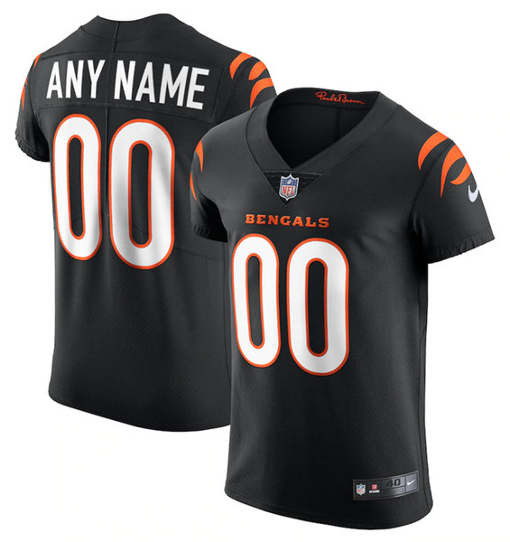 Cincinnati Bengals Customized Name Black Vapor Untouchable Limited Stitched Jersey