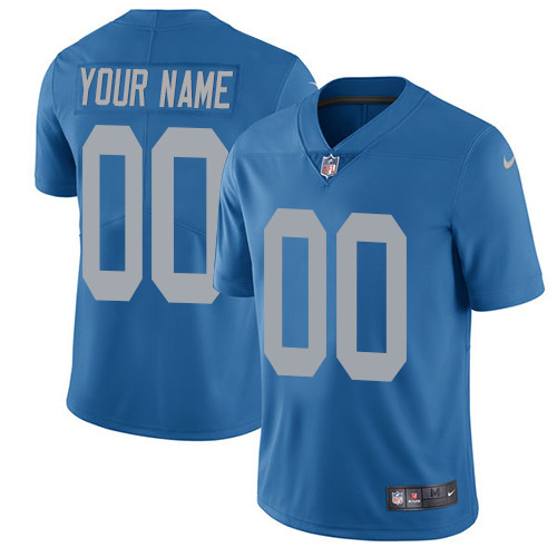 Detroit Lions Customized Blue Alternate Vapor Untouchable NFL Stitched Limited Jersey