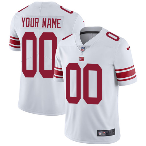 New York Giants Customized White Vapor Untouchable NFL Stitched Limited Jersey