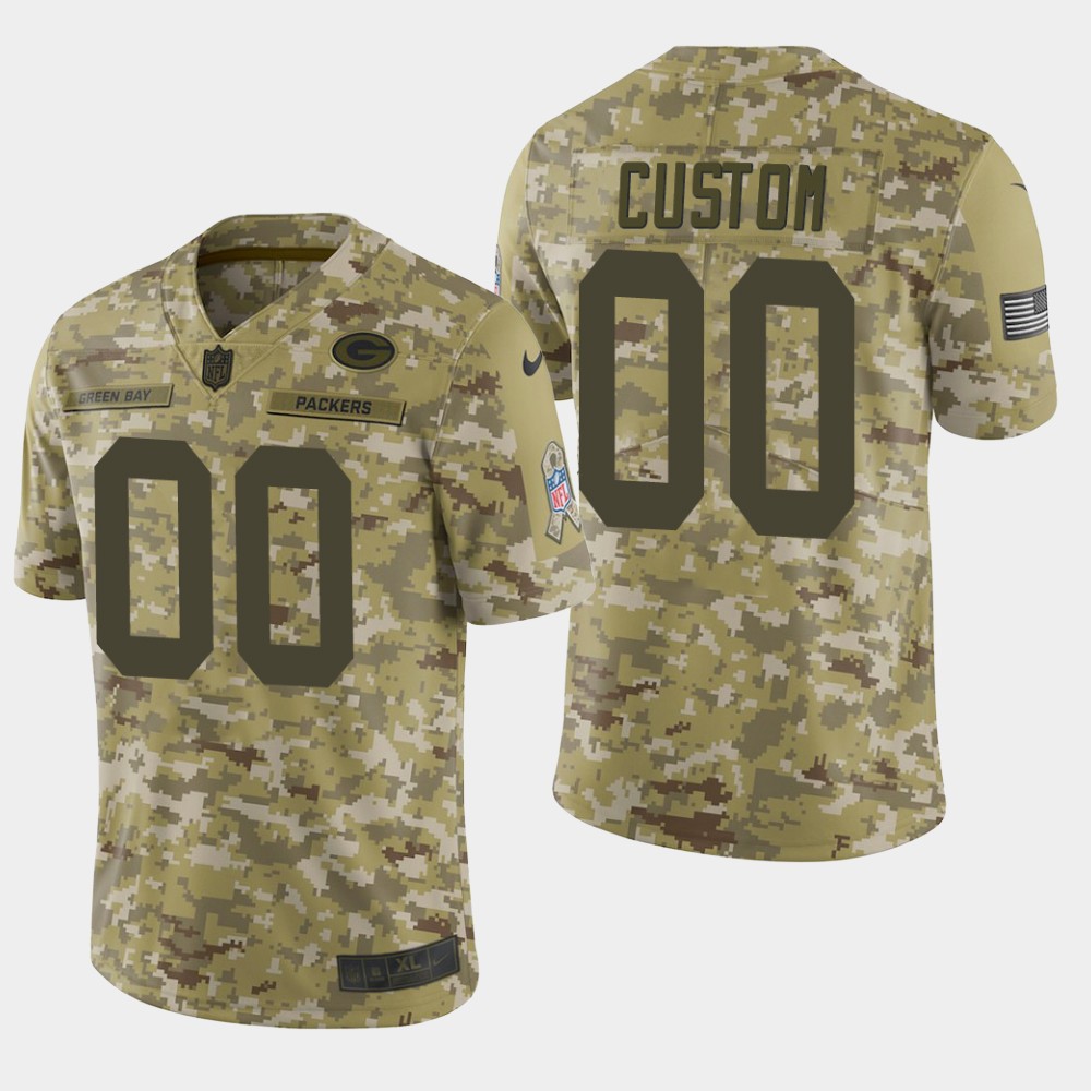 Seattle Seahawks Customized Camo Salute To Service Limited Stitched NFL Jersey