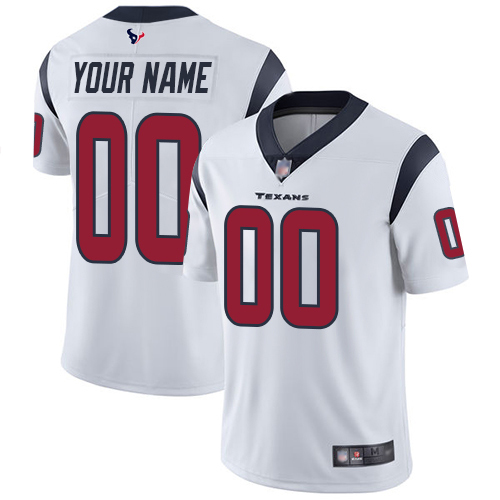 Texans Customized White Vapor Untouchable Limited Stitched Jersey