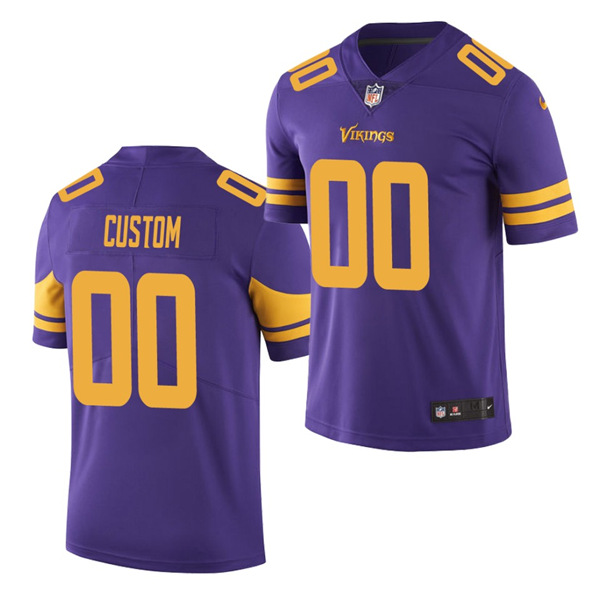 Vikings Customized Purple Legend Limited Stitched Jersey