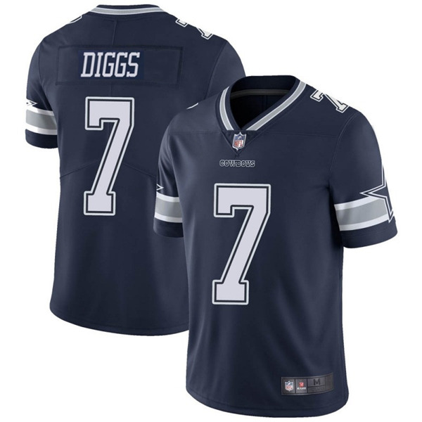 Dallas Cowboys #7 Trevon Diggs 2021 Navy Vapor Limited Stitched Jersey 