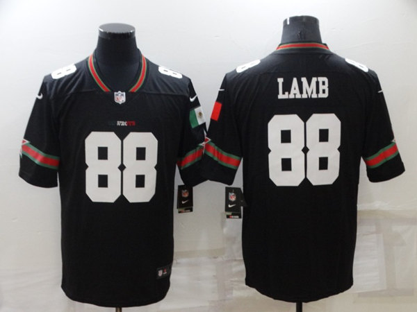 Dallas Cowboys #88 CeeDee Lamb Black Mexico Stitched Jersey