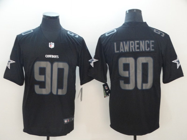 Dallas Cowboys #90 Demarcus Lawrence 2018 Black Impact Limited Stitched Jersey