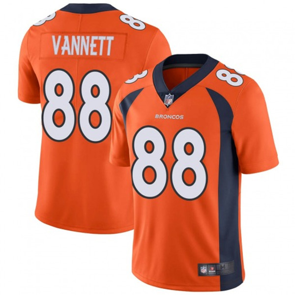 Denver Broncos #88 Nick Vannett White Vapor Untouchable Limited Stitched Jersey