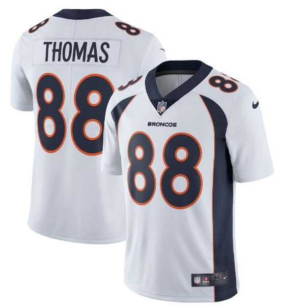 Denver Broncos #88 Demaryius Thomas White Vapor Untouchable Limited Stitched Jersey 