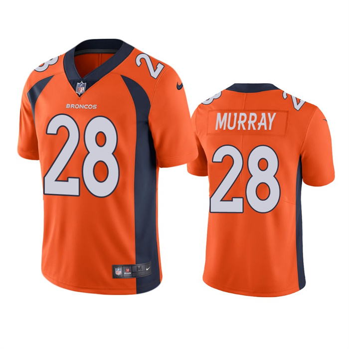 Denver Broncos #28 Latavius Murray Orange Vapor Untouchable Stitched Jersey