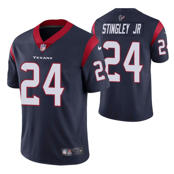 Houston Texans #24 Derek Stingley Jr. Navy Vapor Untouchable Limited Stitched Jersey