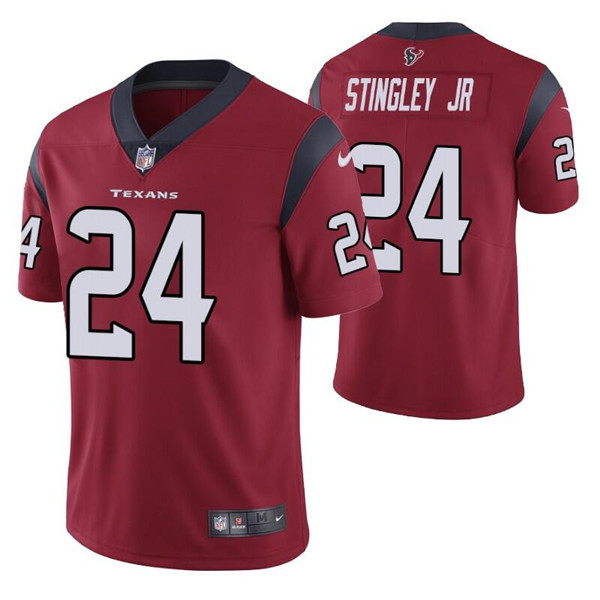 Houston Texans #24 Derek Stingley Jr. Red Vapor Untouchable Limited Stitched Jersey