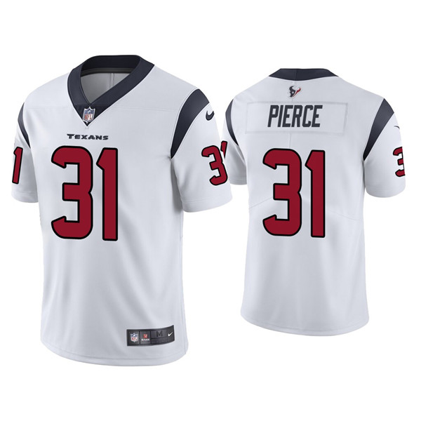 Houston Texans #31 Dameon Pierce White Vapor Untouchable Limited Stitched Jersey