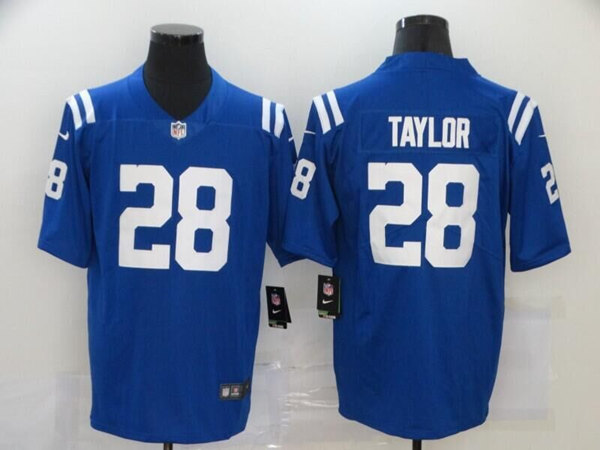 Indianapolis Colts #28 Jonathan Taylor Blue Stitched Jersey