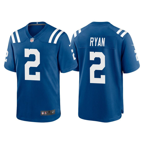 Indianapolis Colts #2 Matt Ryan Blue Stitched Jersey