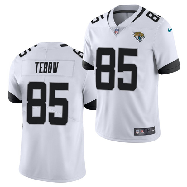 Jacksonville Jaguars #85 Tim Tebow 2021 White Vapor Untouchable Limited Stitched Jersey