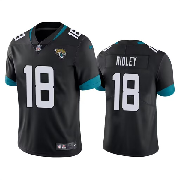 Jacksonville Jaguars #18 Calvin Ridley Black Vapor Untouchable Limited Stitched Jersey