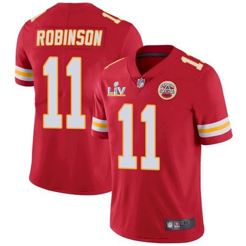 Kansas City Chiefs #11 Demarcus Robinson Red 2021 Super Bowl LV Limited Stitched Jersey